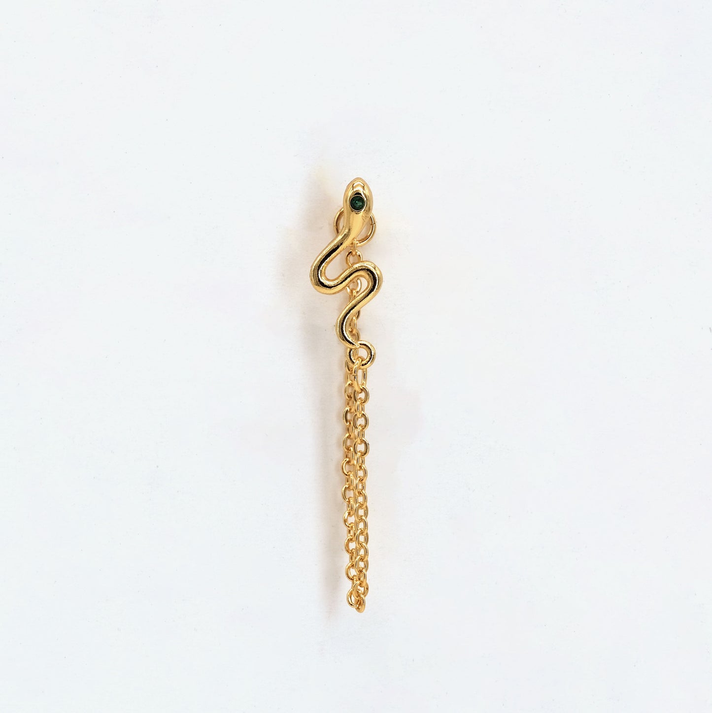 Boucle d'oreille à l'unité Estrella dorée