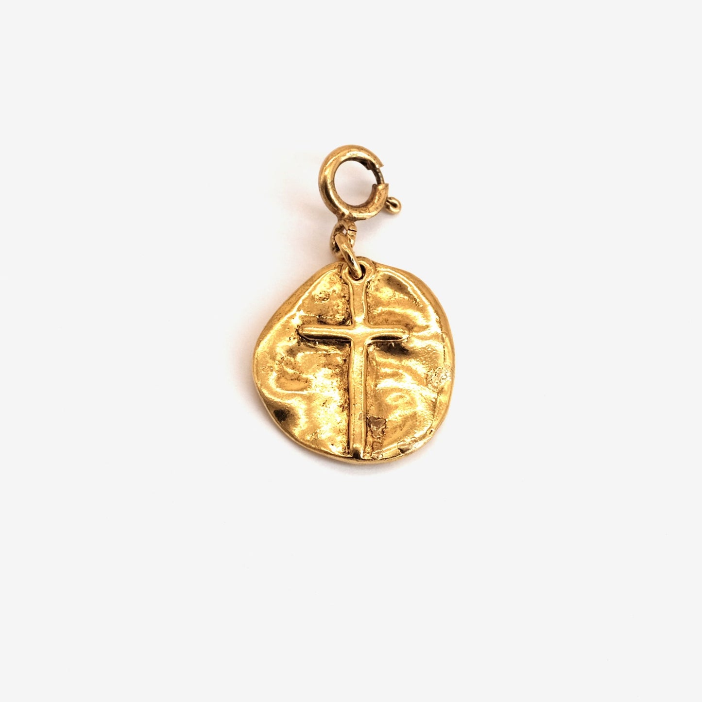 Pendentif Médaille croix Oromo doré