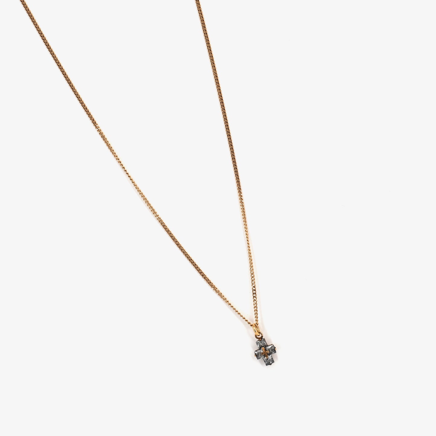 Collier Mini Cross doré