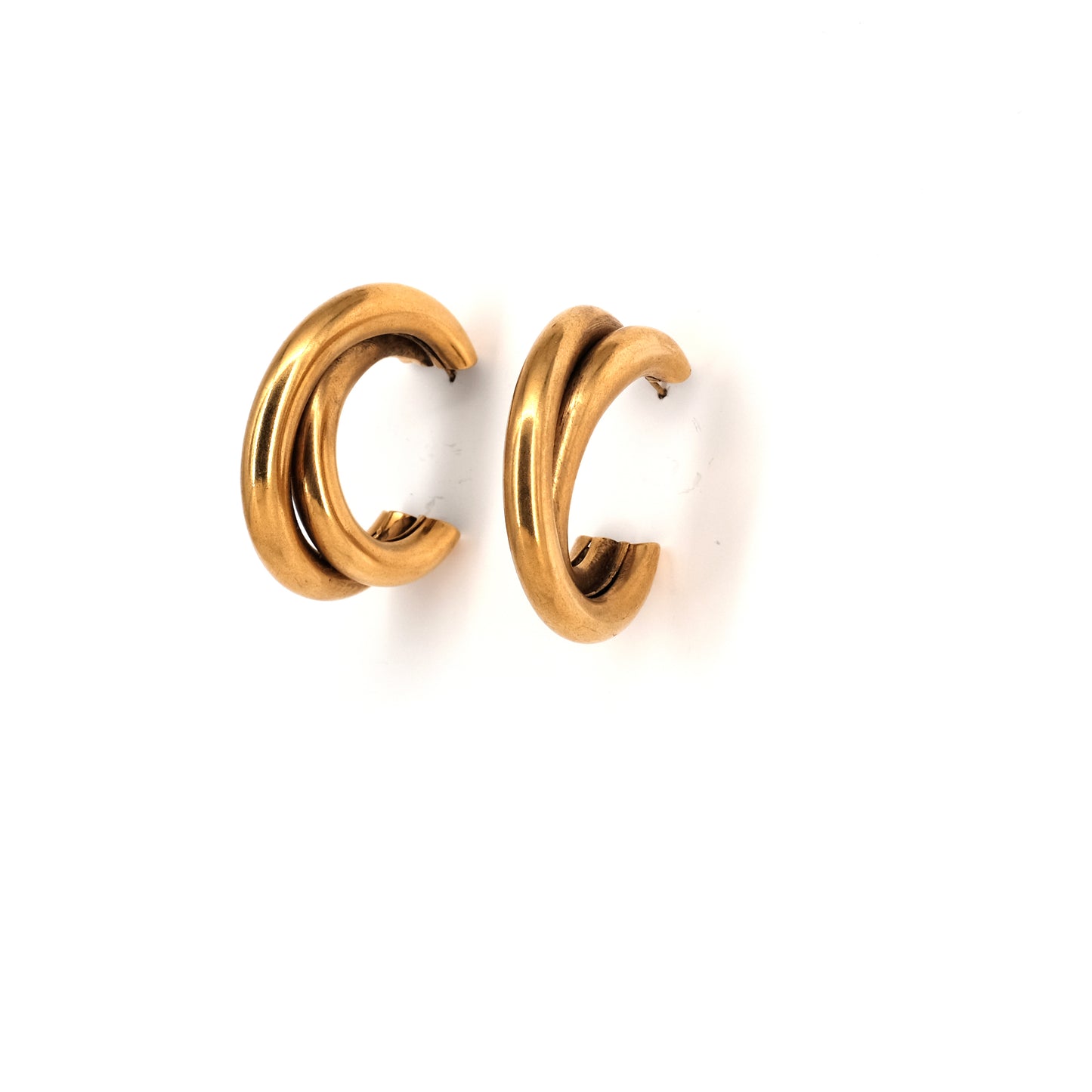 Boucles d'oreilles Amel dorées