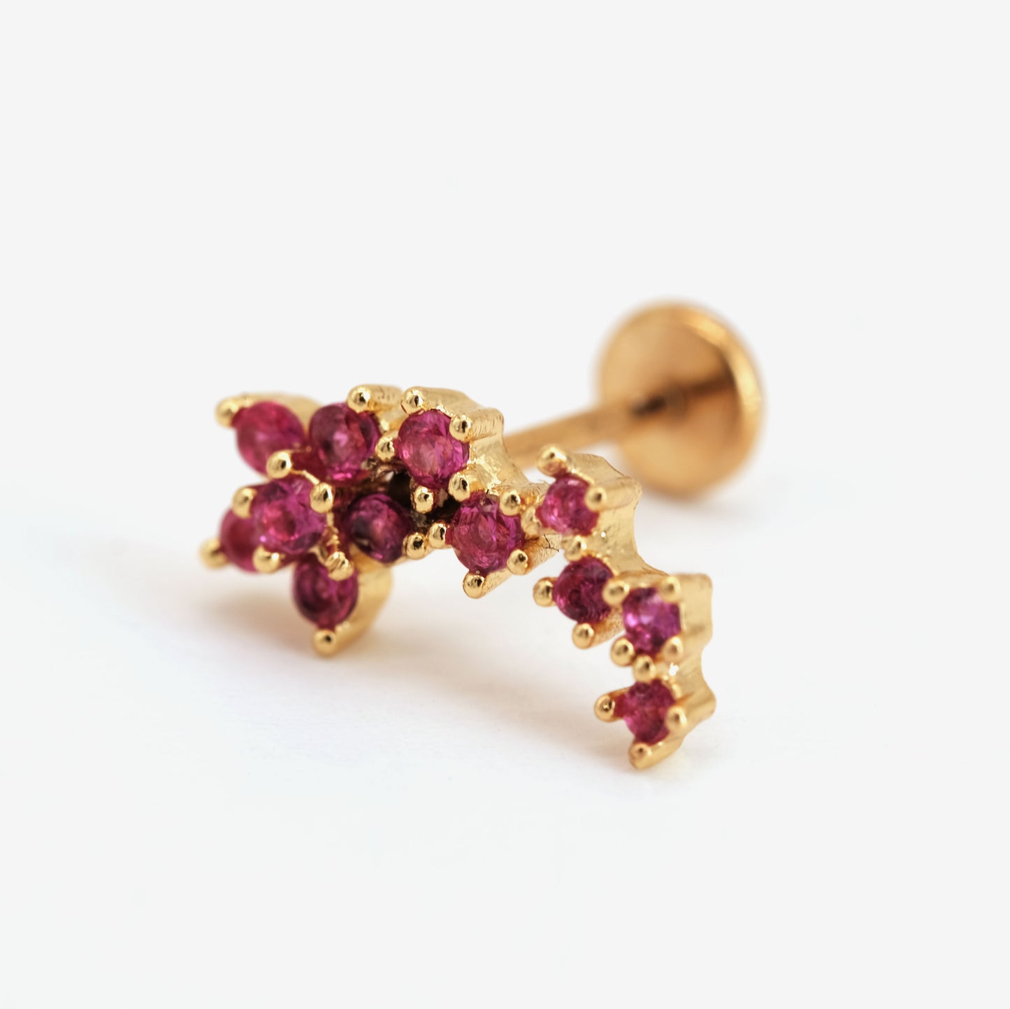 Boucle d'oreille à l'unité Kyra dorée