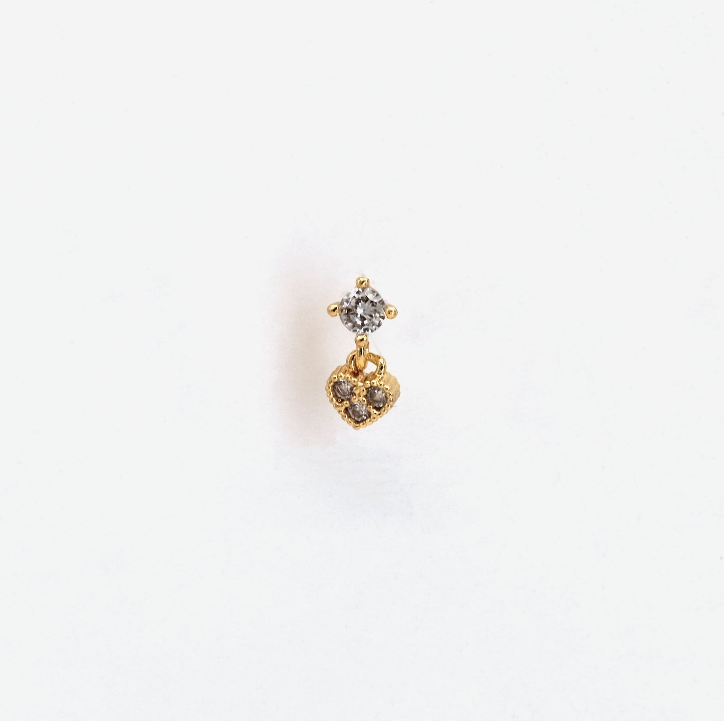 Boucle d'oreille à l'unité Kelsey dorée