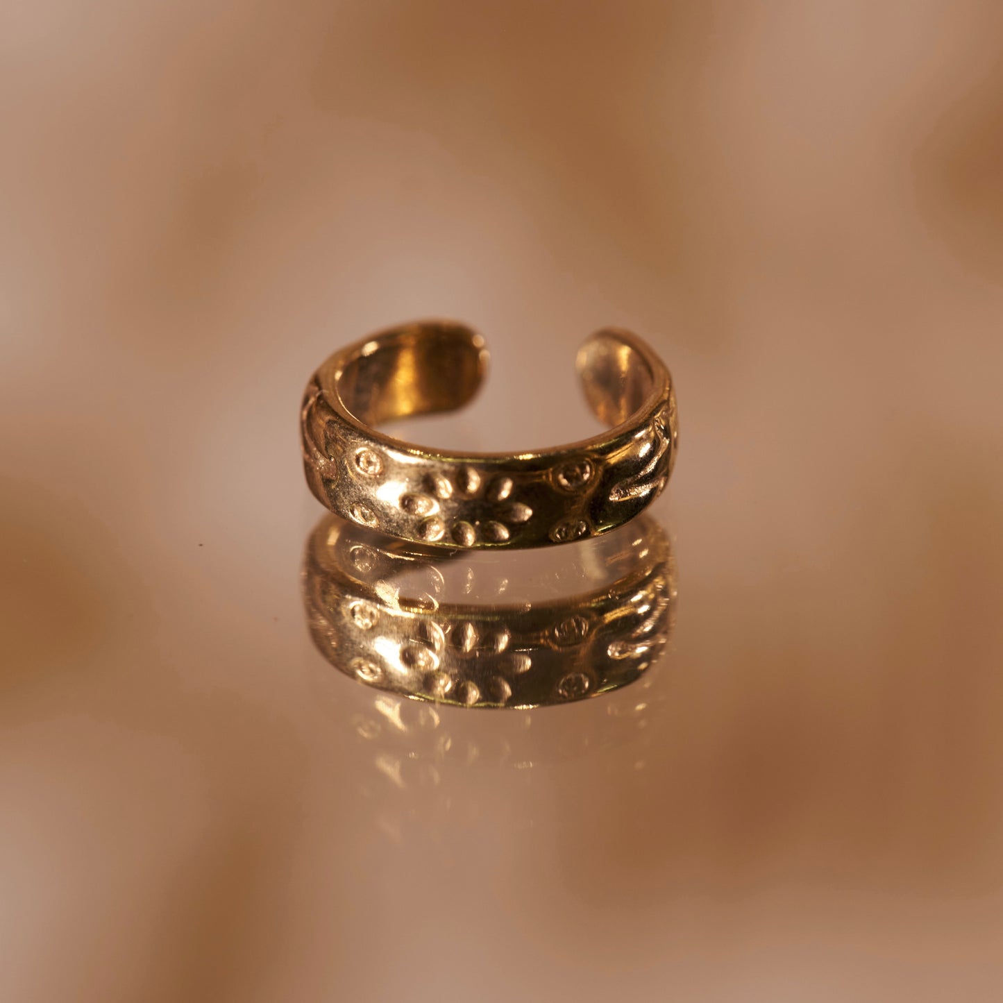 Bague d'oreille Craft dorée