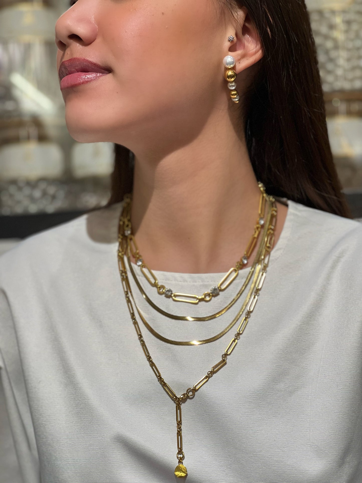 Chaîne Alicia dorée