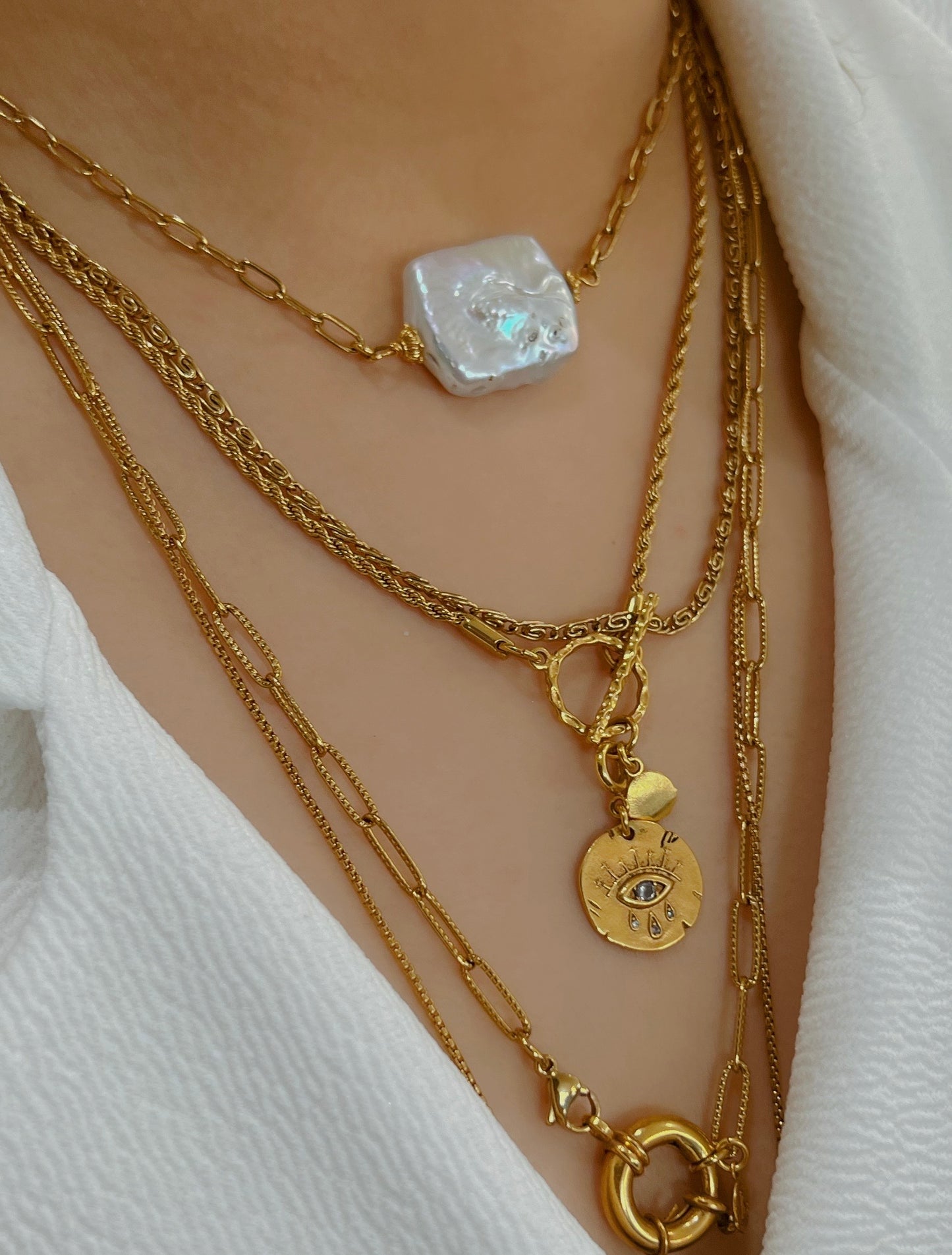 Chaîne Salomé dorée