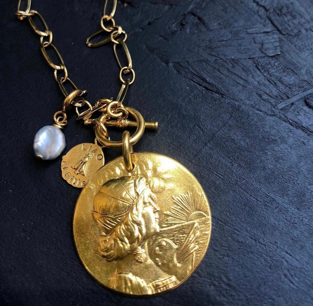 Collier Sun painter doré