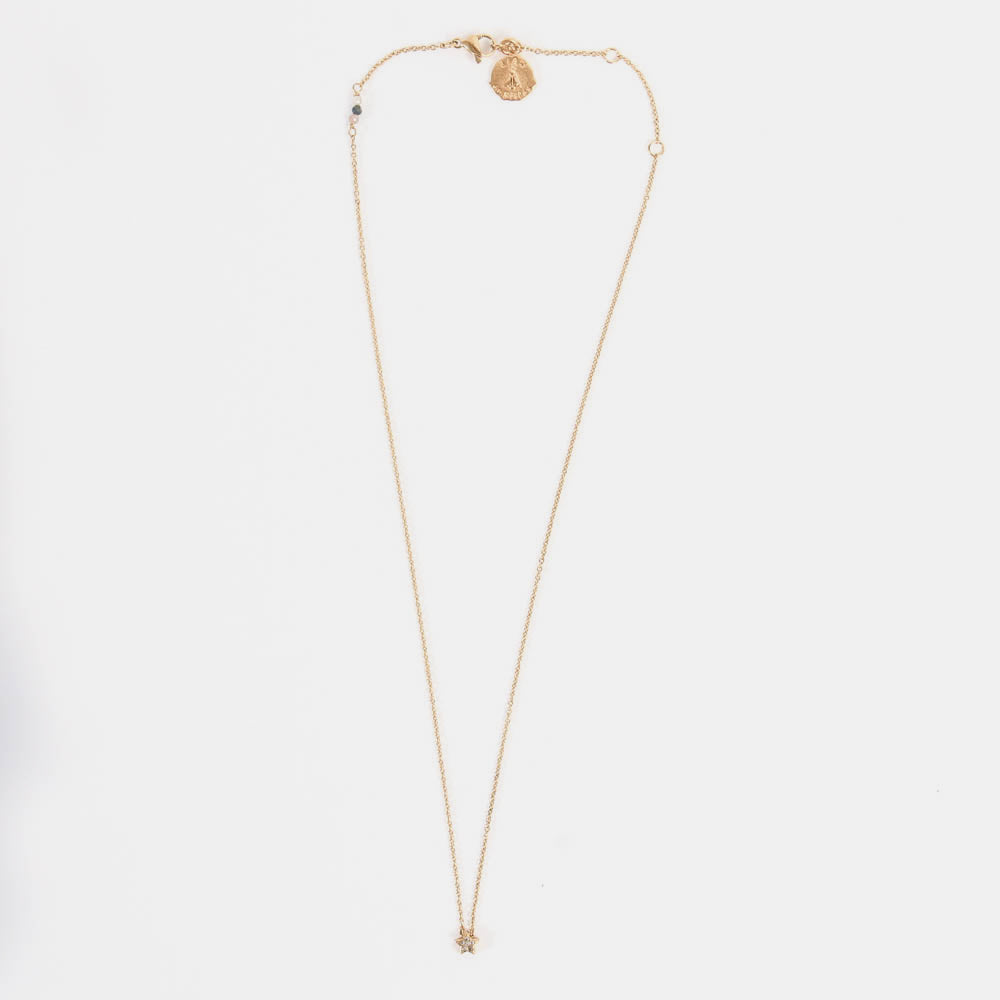 金色星星迷你项链