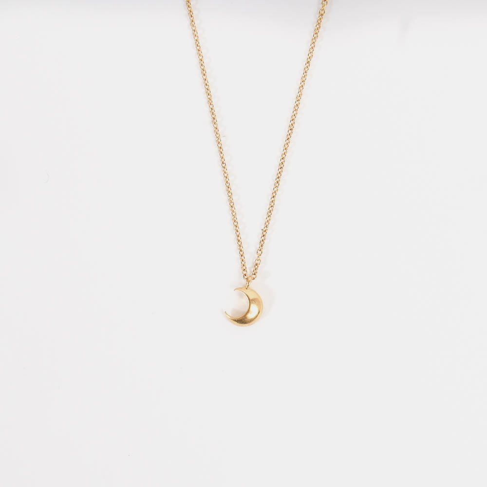小月亮项链金