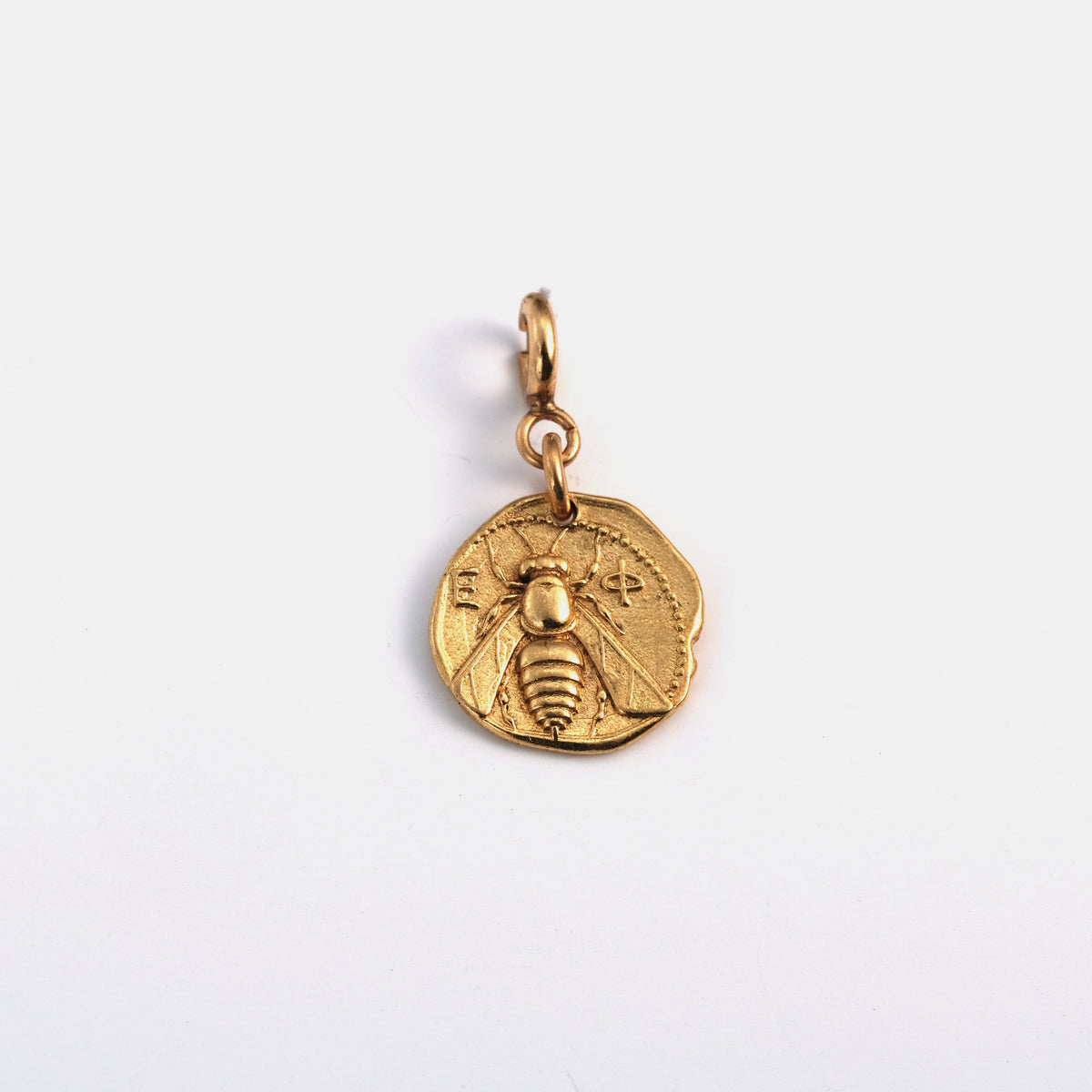 Pendentif Médaille Abeille doré