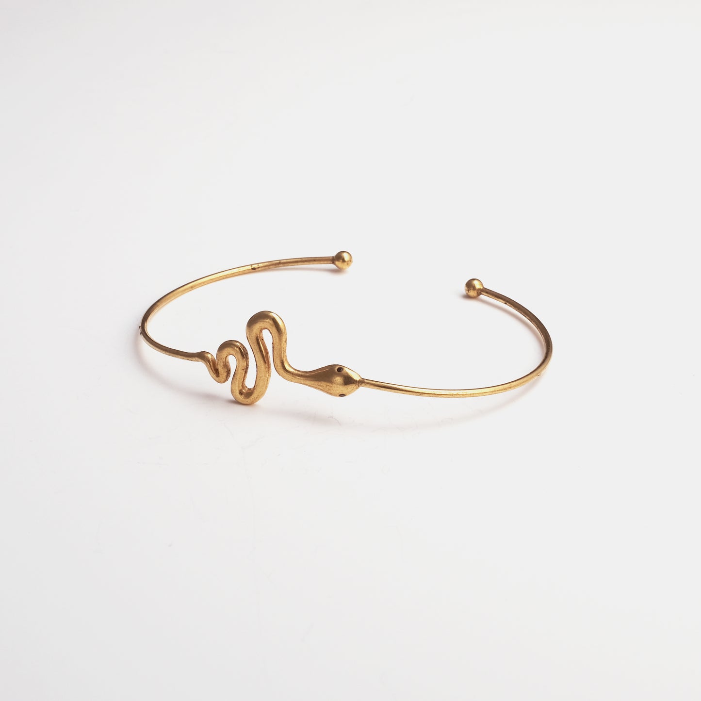 Bracelet Jonc Snake doré