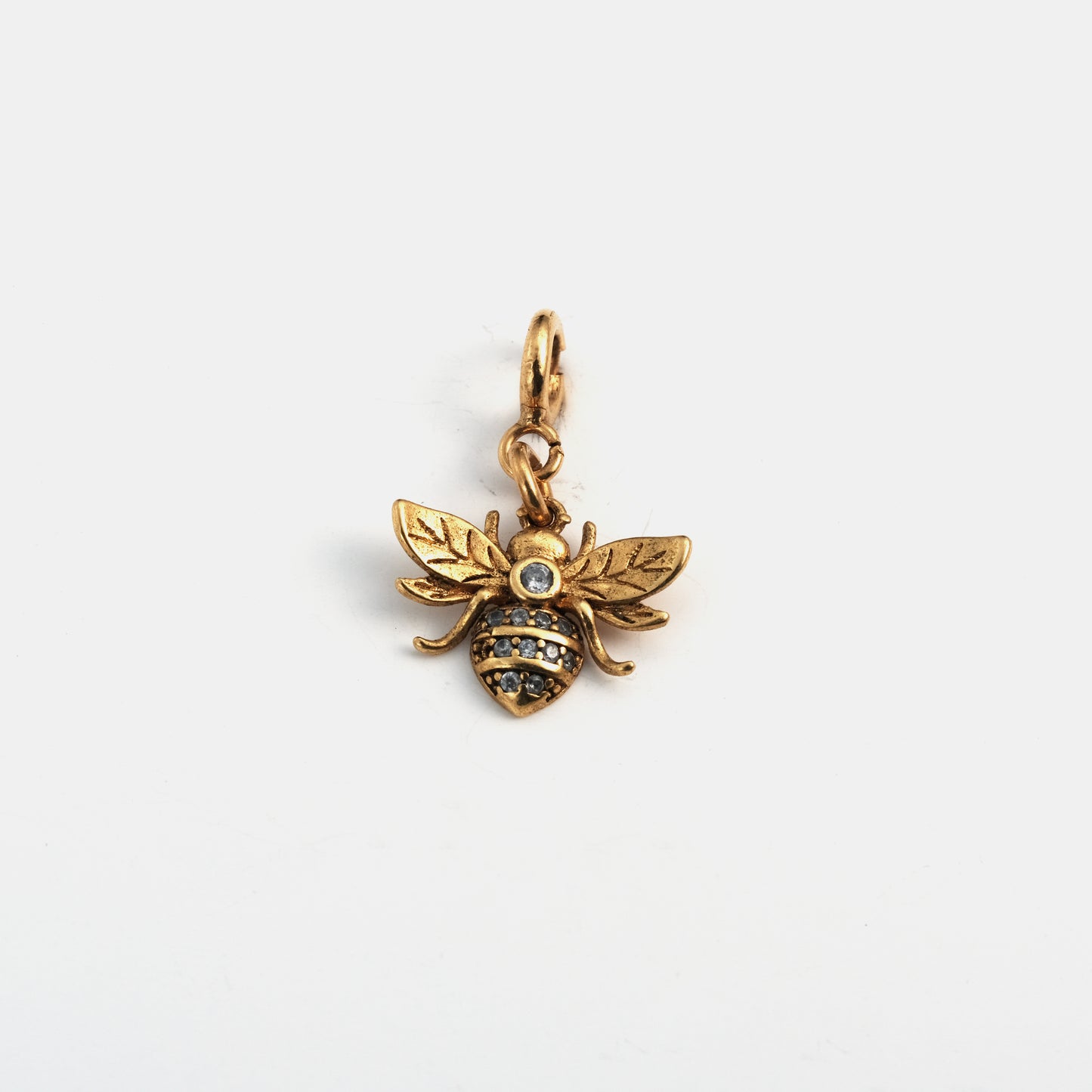 Pendentif Abeille strass doré