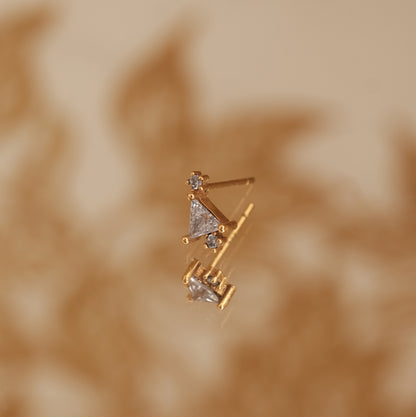 Boucle d’oreille à l’unité Maren dorée