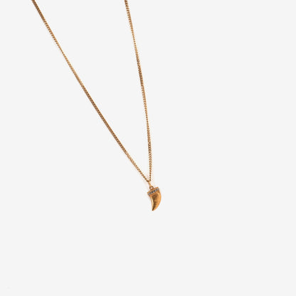 Collier Corne doré