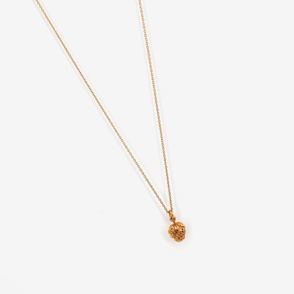 Collier La Fraise doré