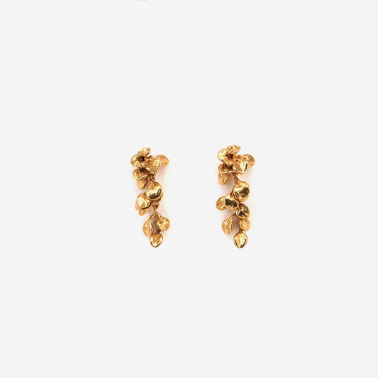 Boucles d'oreilles Lénora dorées