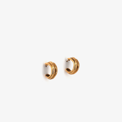 Boucles d'oreilles Isaline dorées