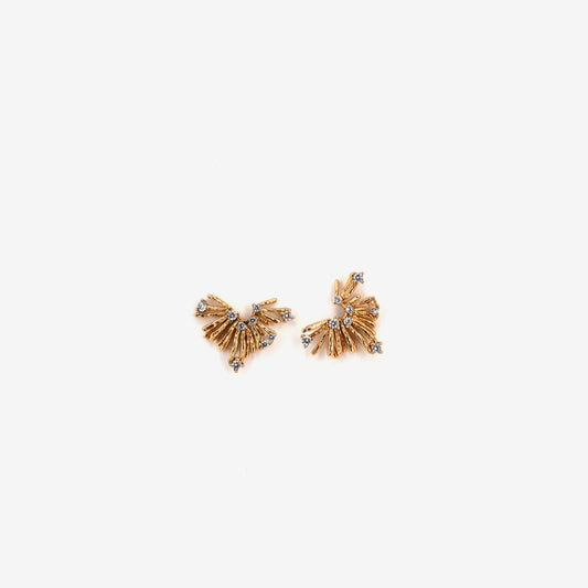 Boucles d'oreilles Célesta dorées