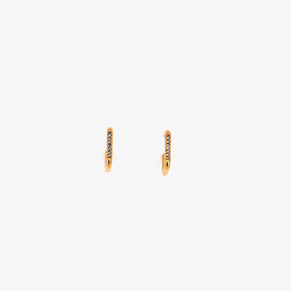 Boucles d'oreilles Hiba B dorées