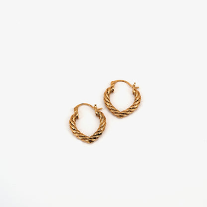 Boucles d'oreilles Cammie dorées