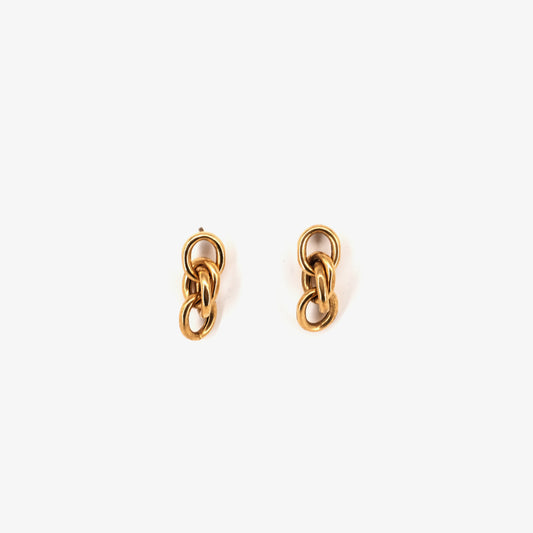 Boucles d'oreilles Anouck dorées