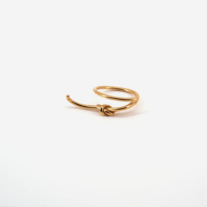 Bague Noeud dorée