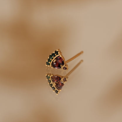 Boucle d'oreille à l'unité Margherita dorée