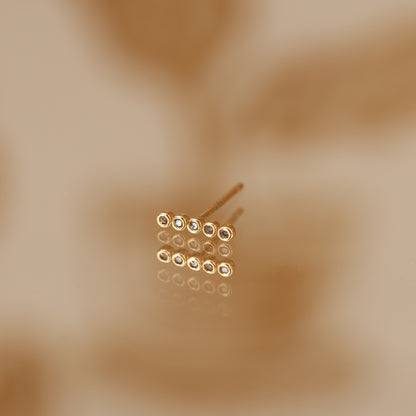 Boucle d'oreille à l'unité Céline dorée