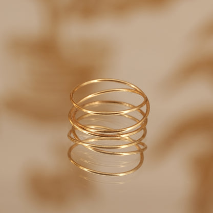 Bague Eola dorée
