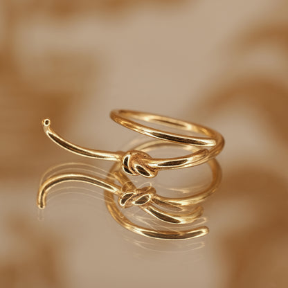 Bague Noeud dorée