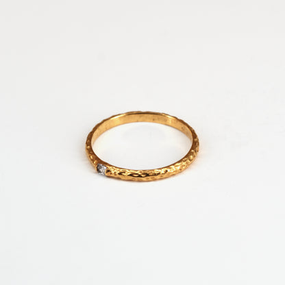 Bague Zola dorée