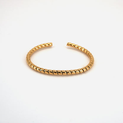 Bracelet Jonc Evelyn doré