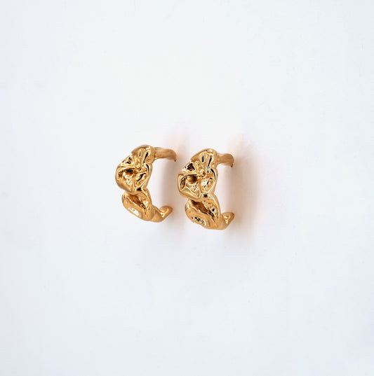 Boucles d'oreilles Anastasia dorées