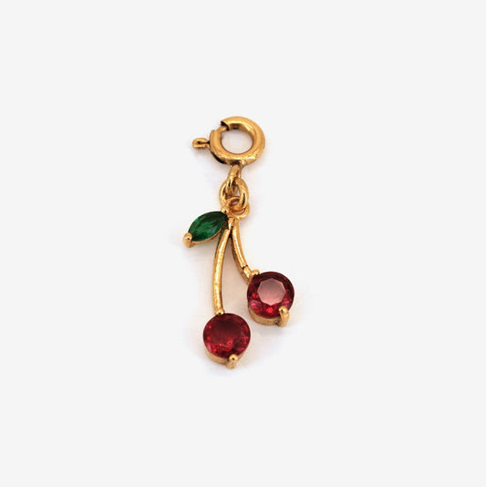 Pendentif Cherries dorées