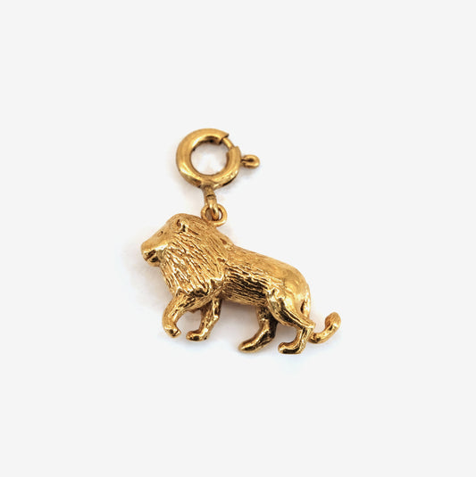 Pendentif Lion doré