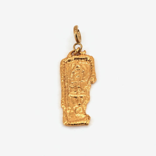 Pendentif Plaque grec doré