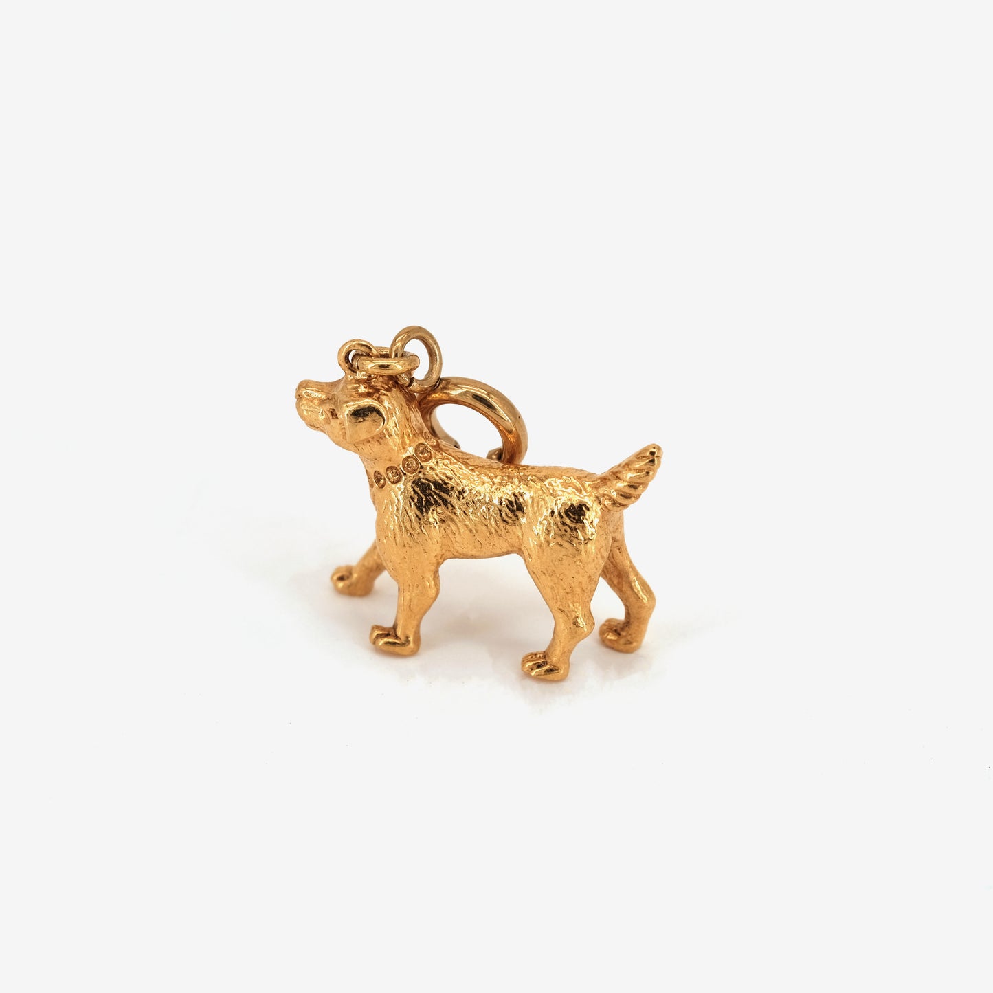 Pendentif Chien doré