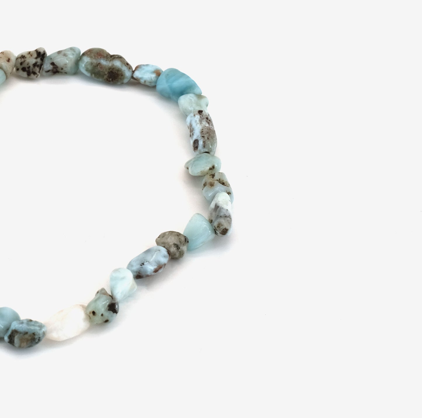 Bracelet Larimar doré