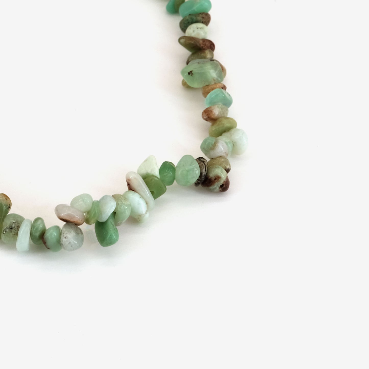 Bracelet Chrysoprase doré