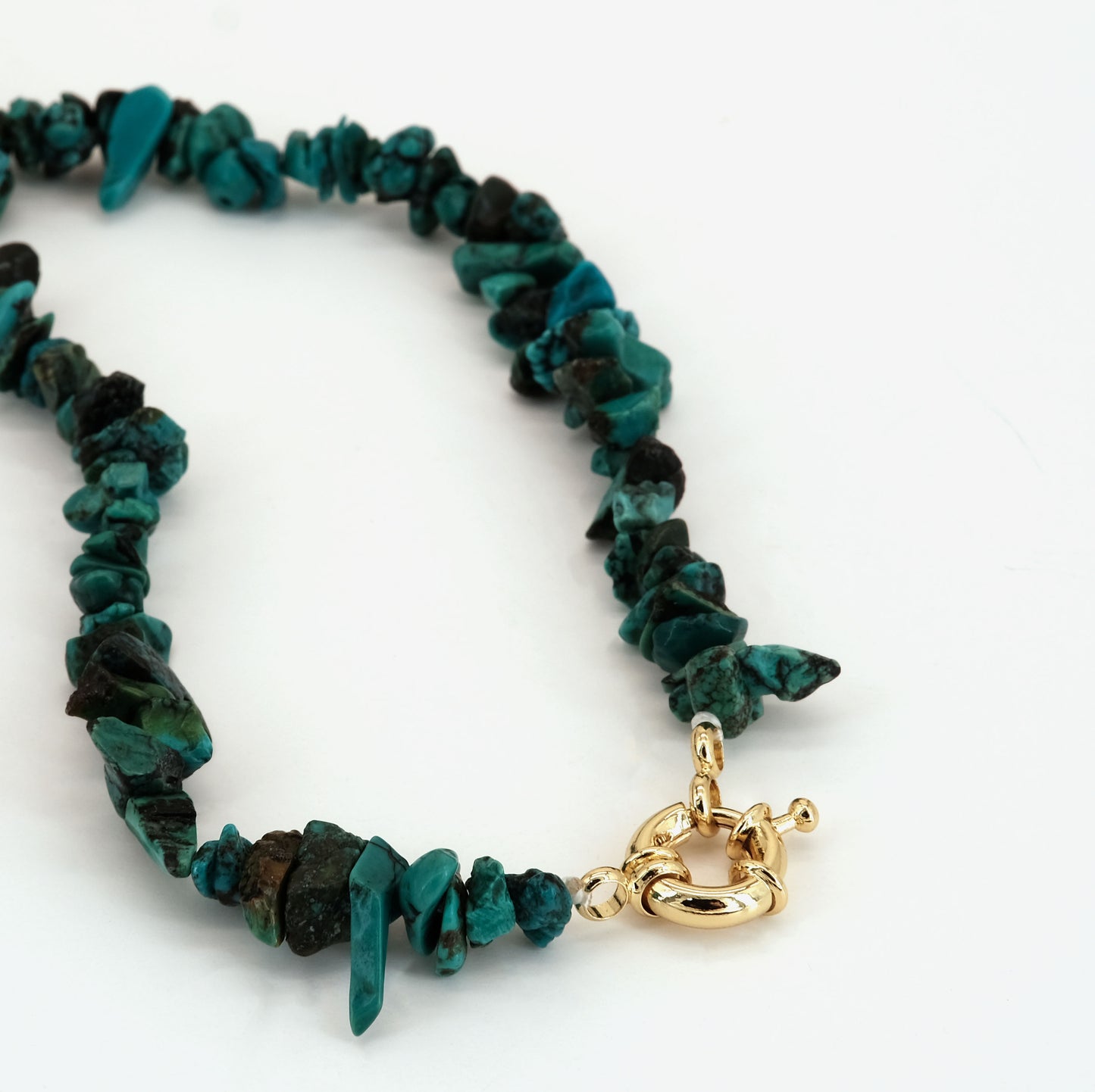 Collier Turquoise doré