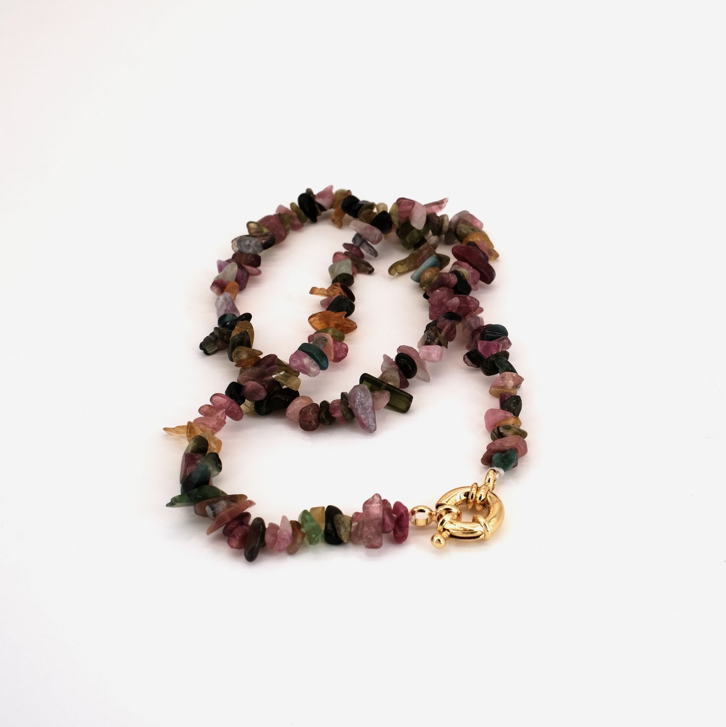 Collier Tourmaline doré