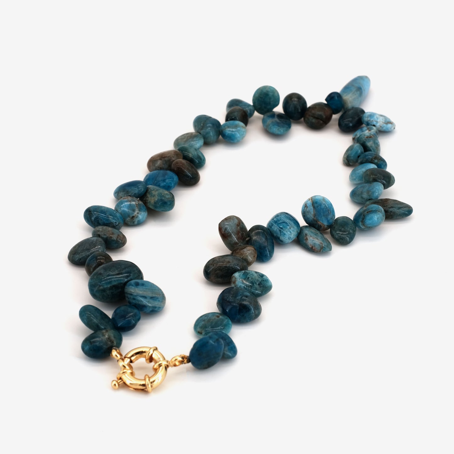 Collier Apatite doré