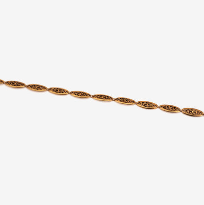 Collier Broderie doré