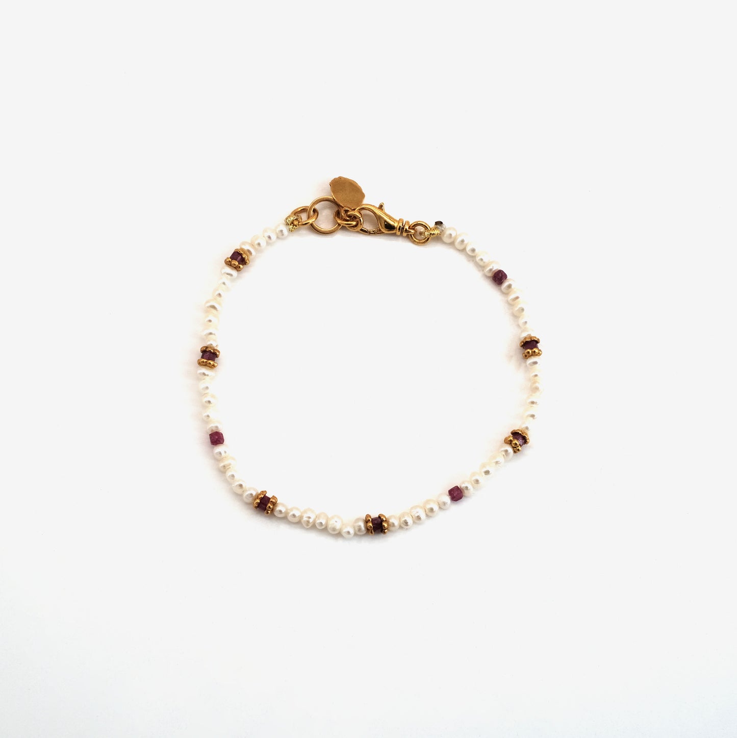 Bracelet Mudji en perle d'eau douce rose