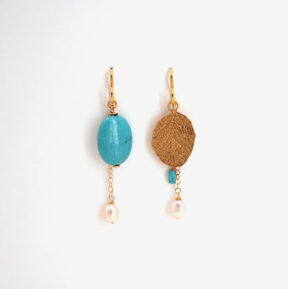 Boucles d'oreilles Turpen dorées