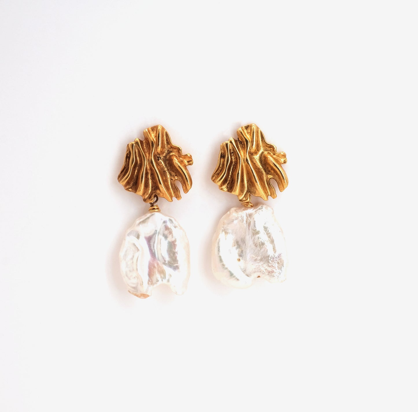 Boucles d'oreilles Aliana dorées