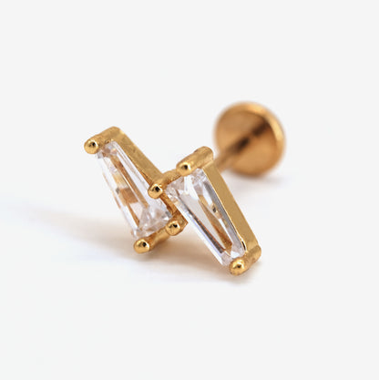 Boucle d'oreille à l'unité Yara dorée