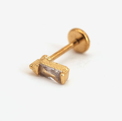 Boucle d'oreille à l'unité Aletha dorée