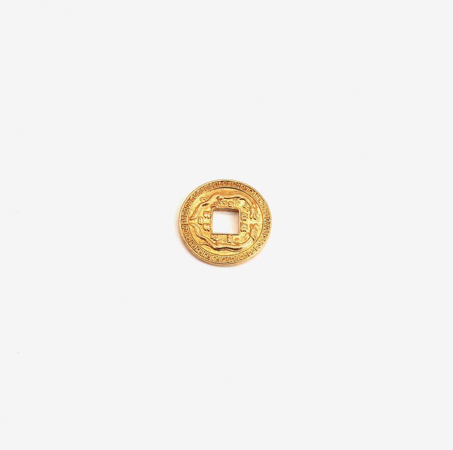Pendentif Coin doré