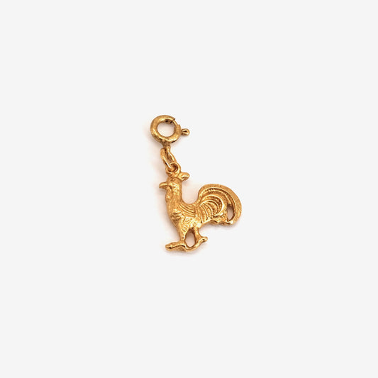 Pendentif Coq doré