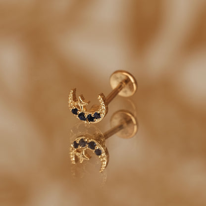 Boucle d'oreille à l'unité Zelda dorée